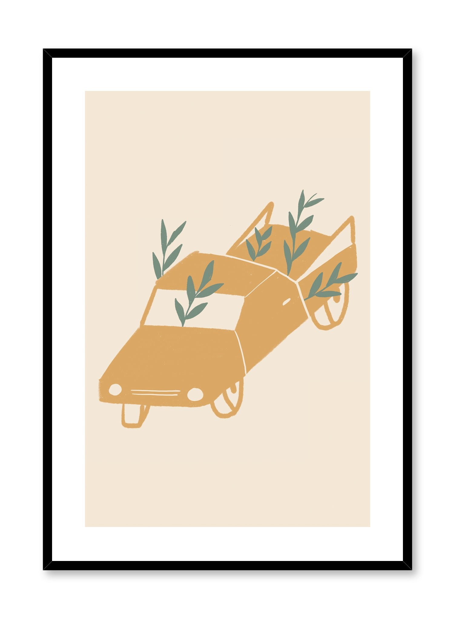 Vintage Grandpa’s Truck Wall Art Poster - Classic American Pickup Truck Decor for Home, Office & Man Cave - Perfect Gift for Truck Lovers & Automotive Enthusiasts