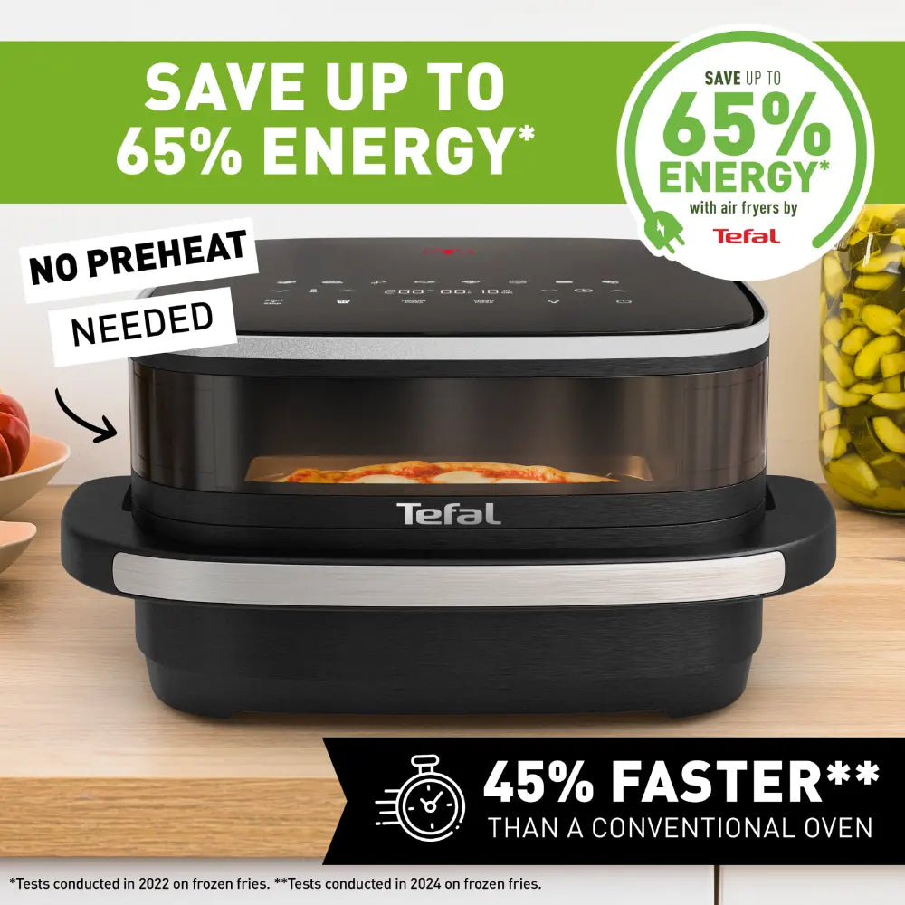 Tefal Easy Fry & Pizza Air Fryer FW4018 - 3.5L Digital Airfryer with Timer, Non-Stick Basket - Perfect for Healthy Frying, Baking, and Roasting at Home
