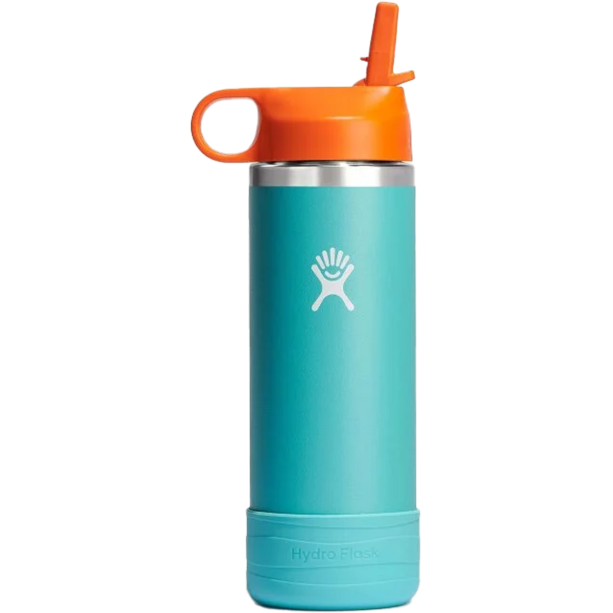 18 oz Kids Wide Straw Lid & Boot - BPA-Free Spill-Proof Water Bottle for School, Sports & Outdoor Activities