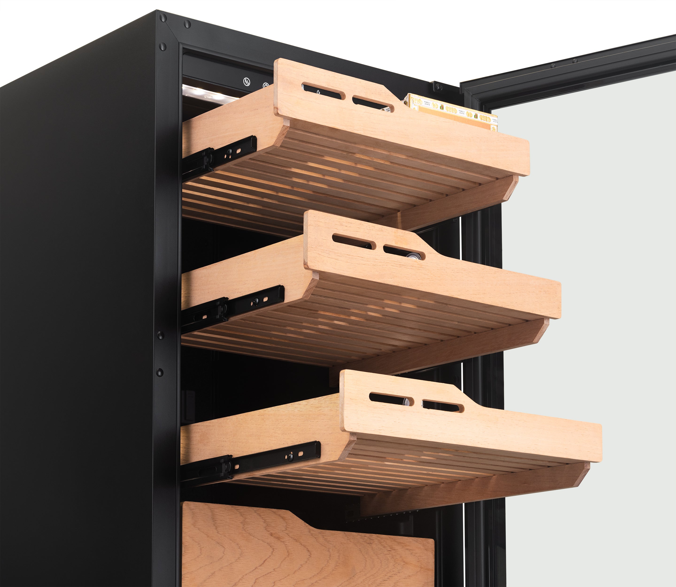 Newair® 840 Count Electric Cigar Humidor with Built-In Hygrometer - Perfect for Home, Office, or Cigar Lounge Storage