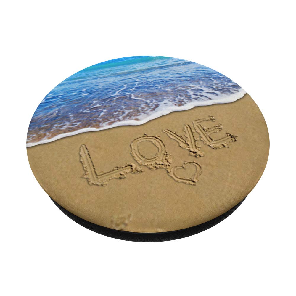 Beach Sand Love - Universal Car Phone Mount & Hand Holder Knob for Safe Driving | Perfect for Road Trips, Commuting, and Hands-Free Navigation