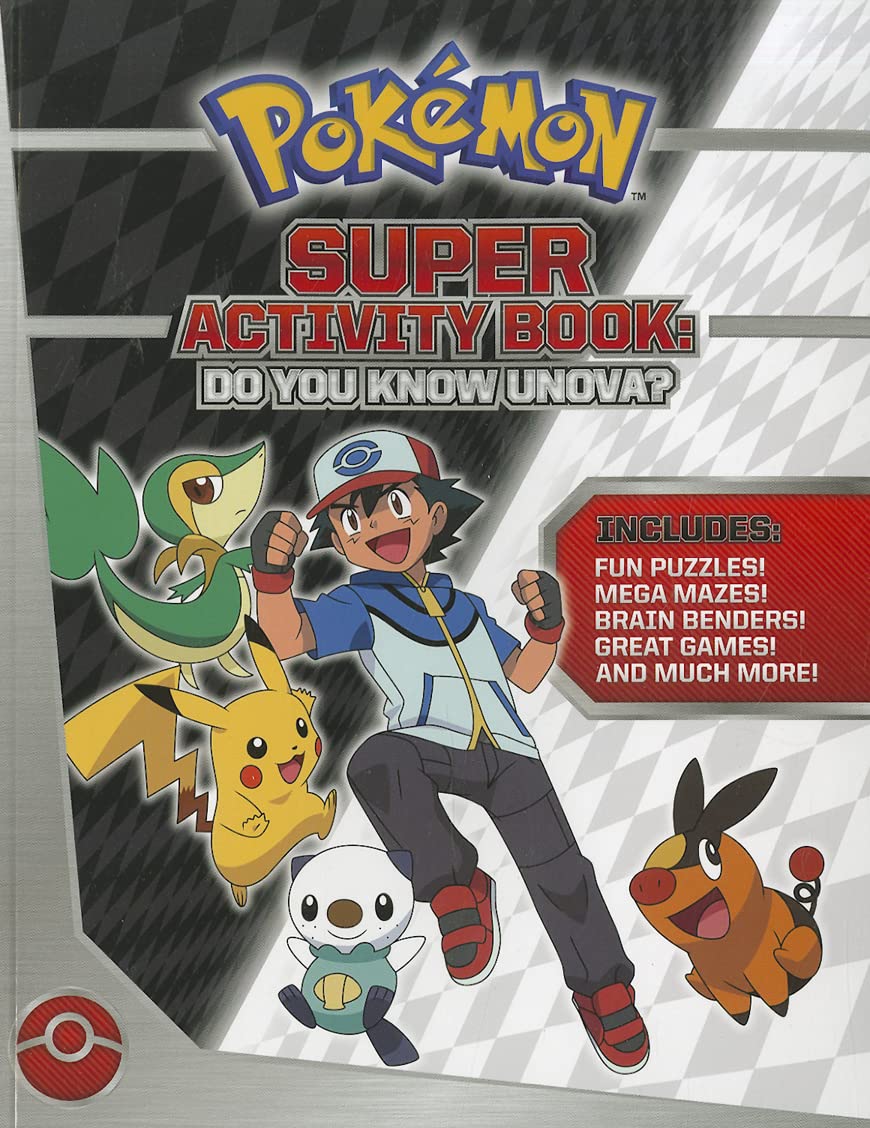 Pokémon Super Activity Book: Do You Know Unova? (Pokemon Pikachu Press) - Fun Learning & Creative Activities for Kids, Perfect Gift for Pokémon Fans | Home, School & Travel Entertainment
