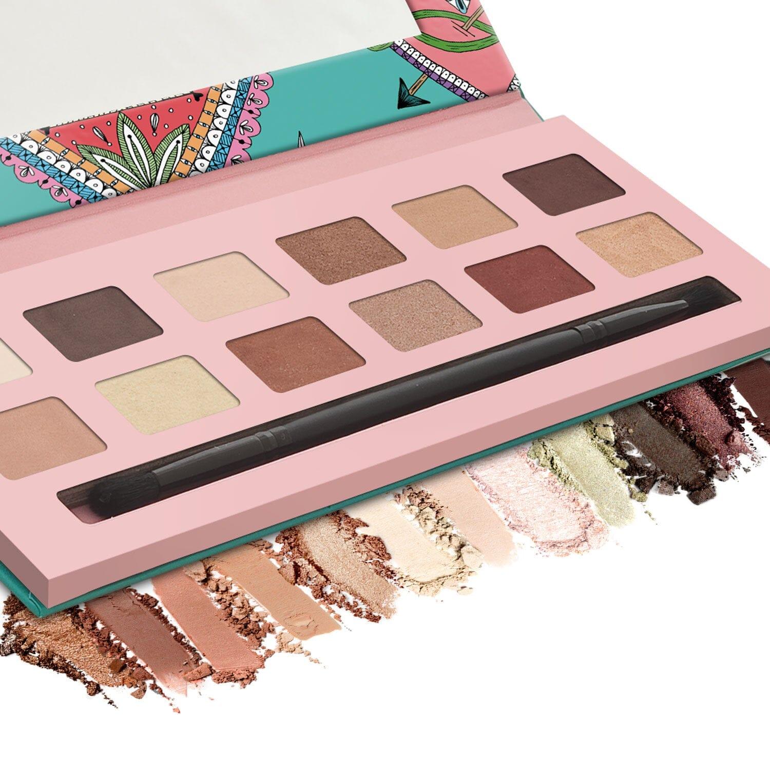 ENAMÓRATE Eyeshadow Palette - 12 Highly Pigmented Matte & Shimmer Shades for Stunning Eye Looks | Perfect for Everyday Wear, Parties & Special Occasions