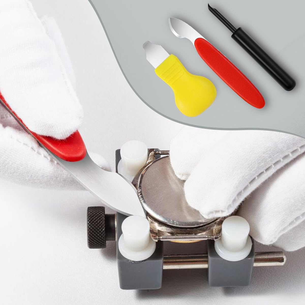 Professional Watch Battery Replacement Tool Kit - Watch Back Opener & Case Removal Set for DIY Watch Repair | Perfect for Watchmakers, Jewelers & Hobbyists