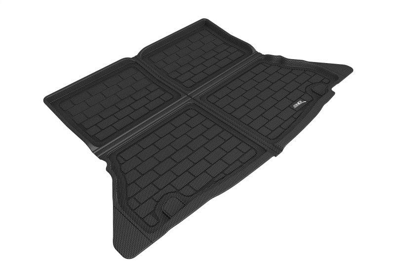 3D MAXpider Custom Fit Cargo Liner for 2019-2021 Mercedes-Benz A-Class (V177) - Kagu Cross Fold Design, Black - Waterproof & Non-Slip Trunk Mat for SUV Travel & Pet Protection