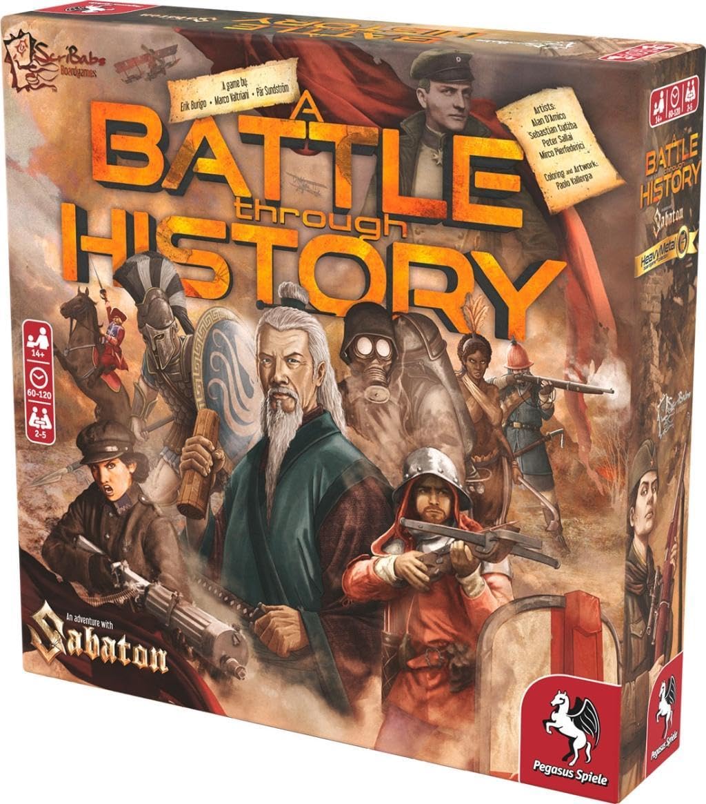 Pegasus Spiele Historical Strategy Board Game for 2-5 Players | Family & Adult Game Night | 60-120 Min Playtime | Ages 14+ | English Version | Perfect for History Lovers & Game Nights