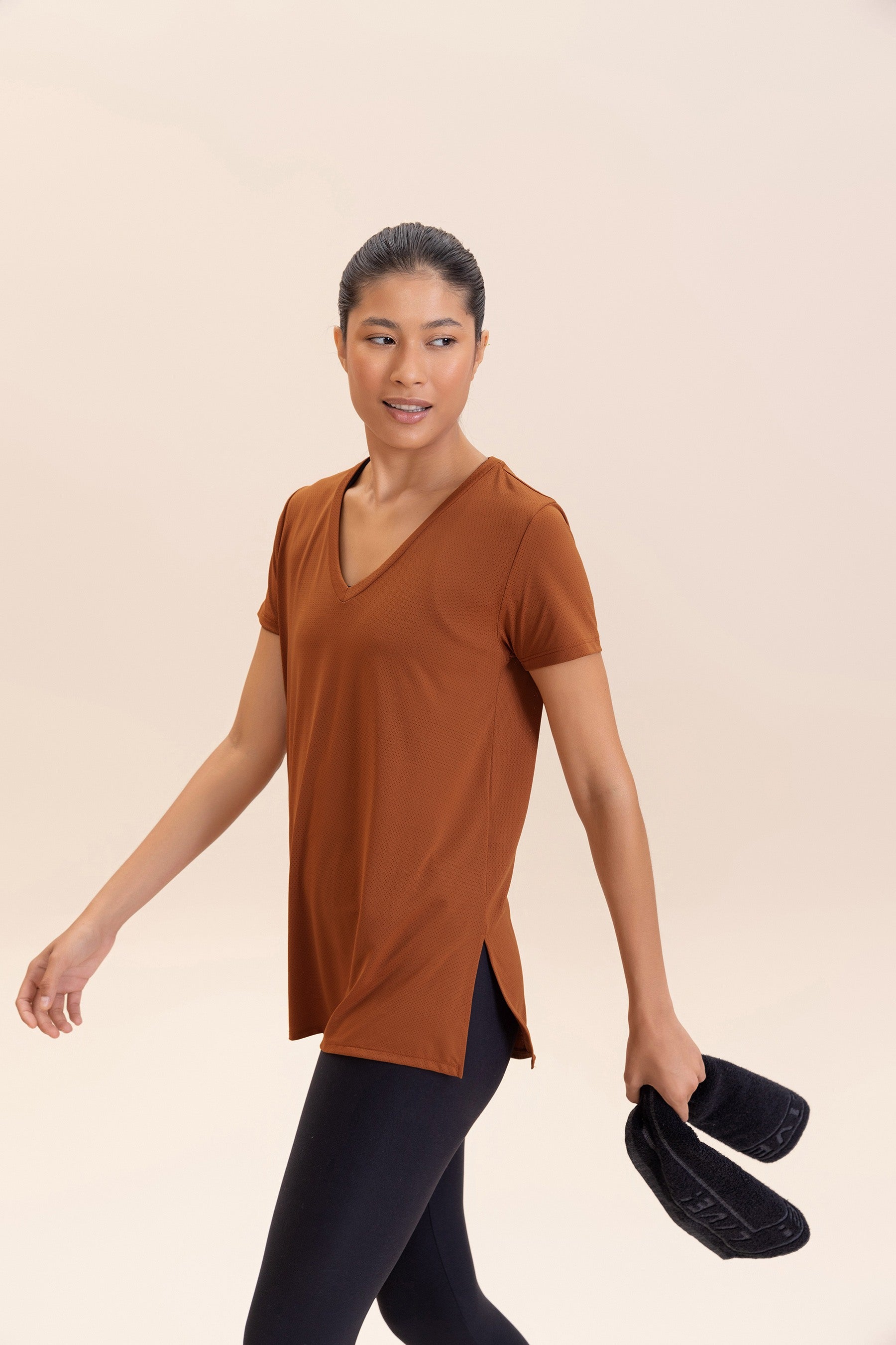 Action V Neck T-Shirt for Men - Comfortable Casual Short Sleeve Tee for Gym, Workout & Everyday Wear