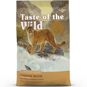 Premium Trout & Smoked Salmon Dry Cat Food for Adult Cats - Grain-Free, High Protein Recipe - Canyon River Natural Cat Food for Healthy Skin & Coat - Perfect for Indoor & Outdoor Cats