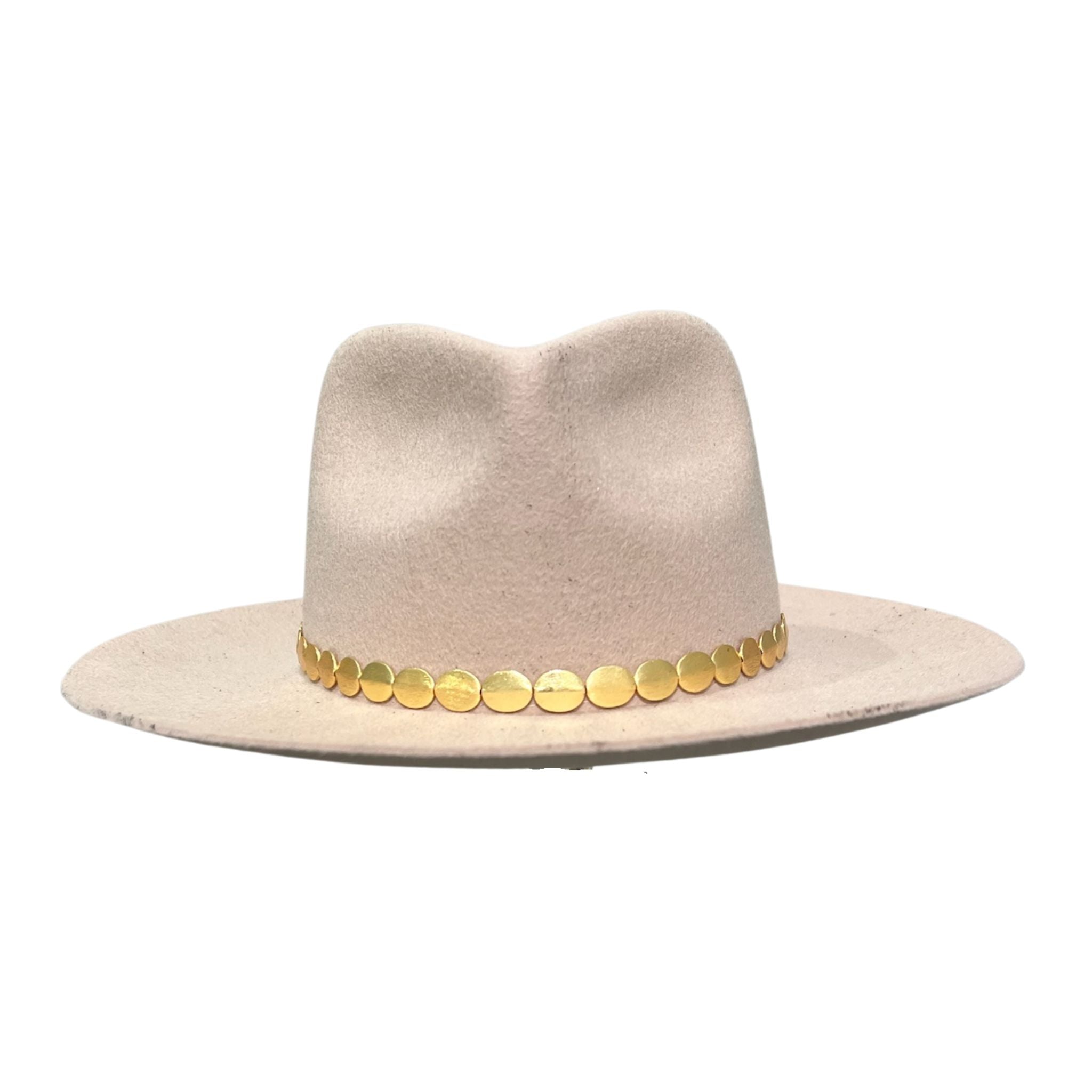 Gold Hat Band - Elegant & Adjustable Hat Accessory for Men & Women - Perfect for Weddings, Parties, and Outdoor Events