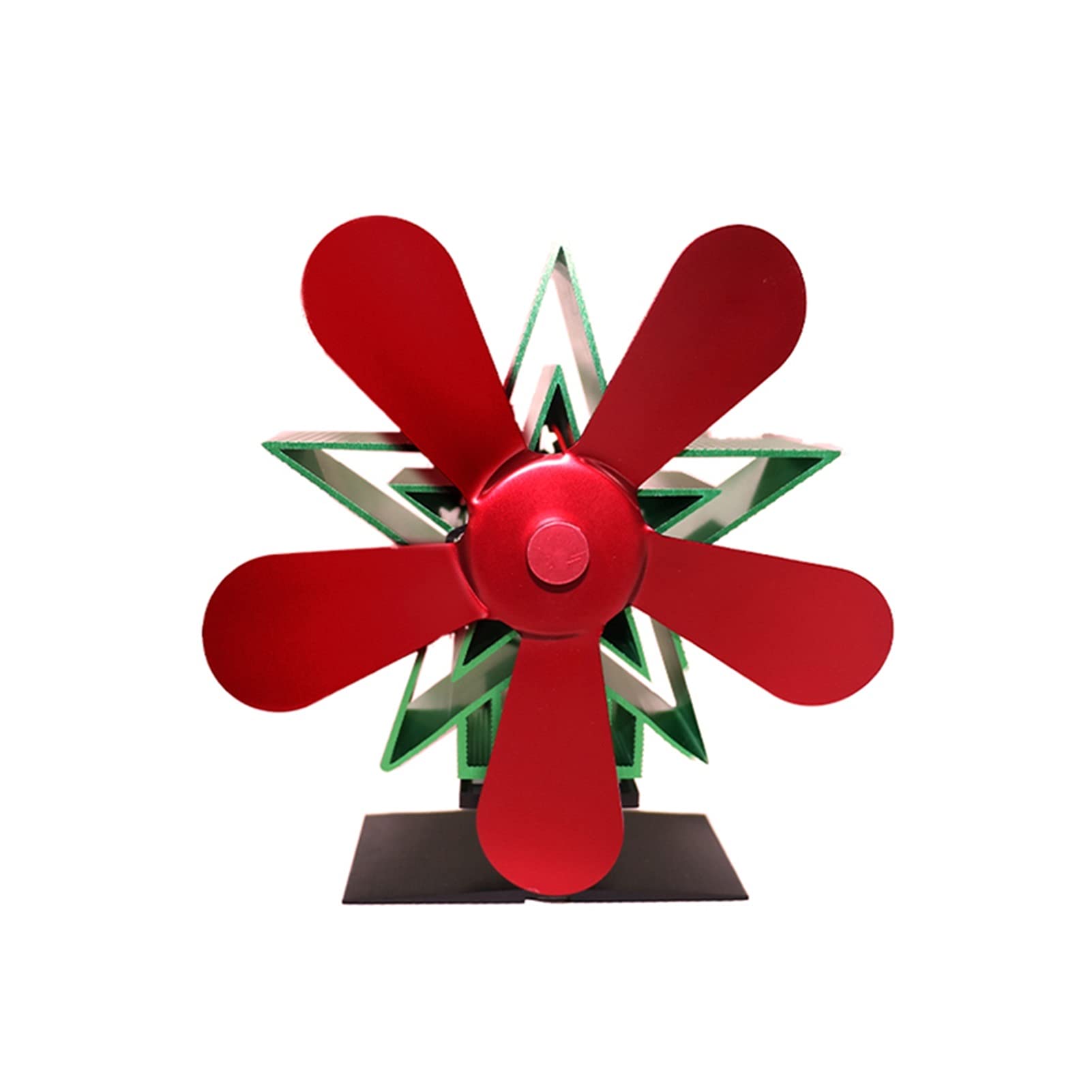 5-Blade Heat Powered Fireplace Fan - Quiet & Efficient Wood Stove Fan for Home Fireplace Accessories - Perfect for Even Heat Distribution in Living Rooms & Cabins