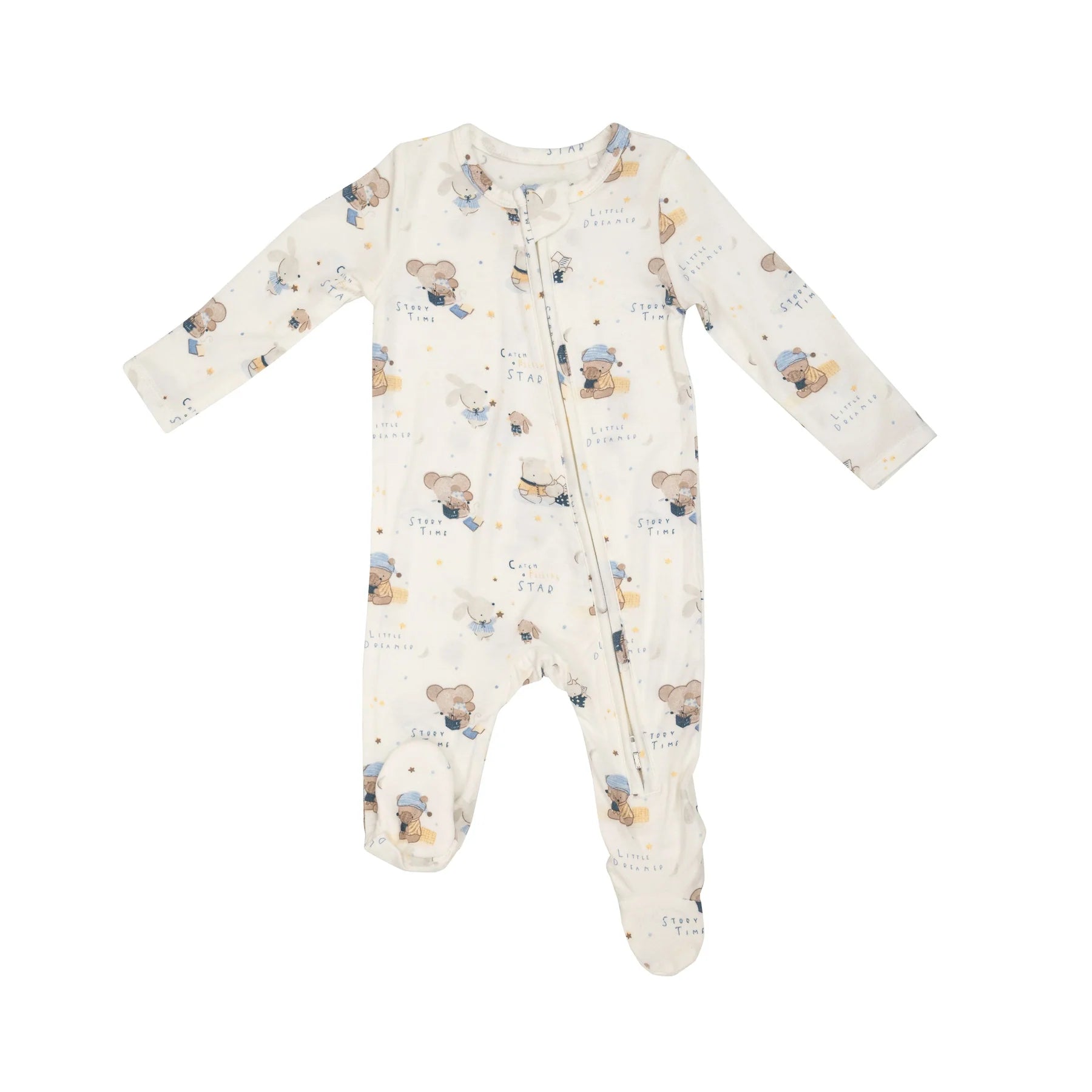 Zippered Footie Pajamas for Kids - Cute Animal Print Sleepwear for Bedtime & Storytime | Soft & Comfortable Baby Onesies
