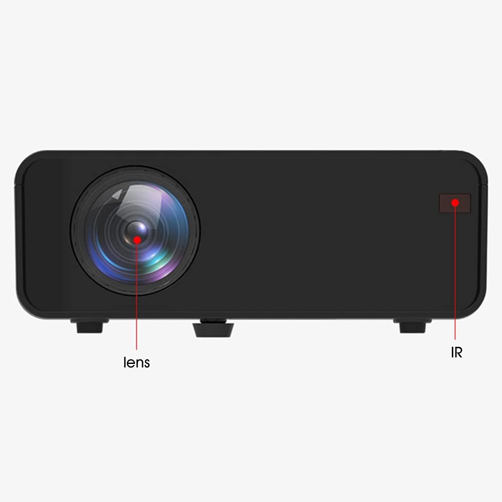 RYMMKOP Mini Projector 3500 Lumens 720P HD Support 1080P LED Video Projector for Home Theater, Outdoor Movies & Gaming - Android Version (White) - Perfect Gift for Movie Lovers & Gamers