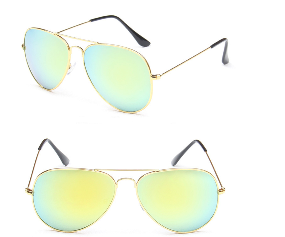 Polarized Aviator Sunglasses for Men & Women - UV Protection, Stylish Mirror Lens - Perfect for Driving, Beach & Outdoor Activities