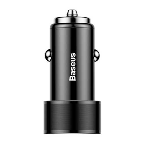 Baseus 36W QC3.0 Fast Car Charger with Dual USB Ports - Compatible with iPhone X/8/8 Plus, OnePlus 5T, Xiaomi Mix 2S, Samsung Galaxy S9+ - Perfect for Road Trips & Daily Commute