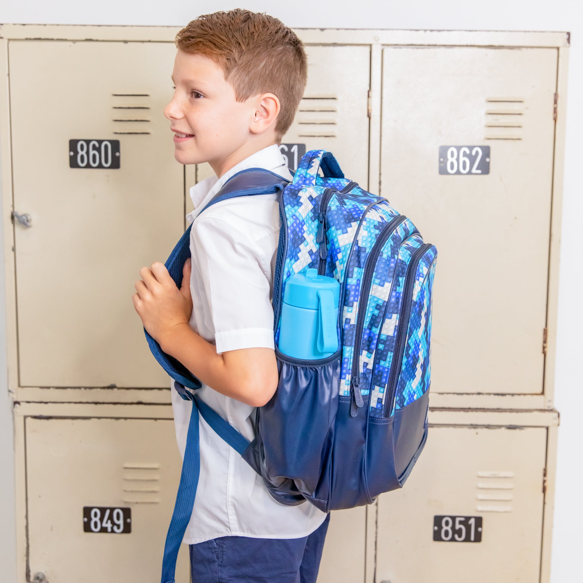 Montii.Co Waterproof Travel Backpack with Anti-Theft Design - Lightweight & Durable for Hiking, Commuting, and Daily Use