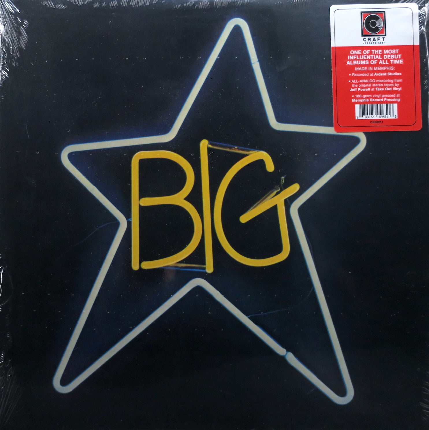 BIG STAR '#1 Record' Analog Mastered Vinyl LP - High Fidelity Classic Rock Album for Audiophiles & Record Collectors - Perfect for Home Listening, Music Gifts & Vinyl Collections