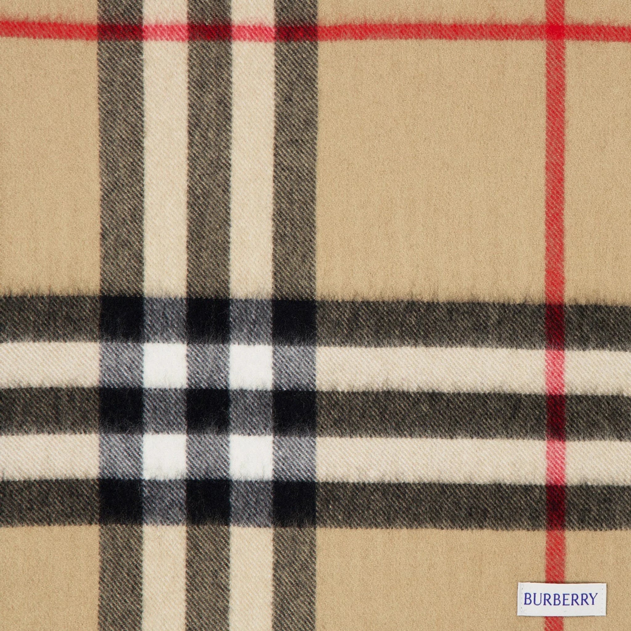 Burberry Check Cashmere Scarf - Luxury Soft Beige Plaid Wrap for Women & Men | Perfect for Winter Fashion, Travel & Gift Giving