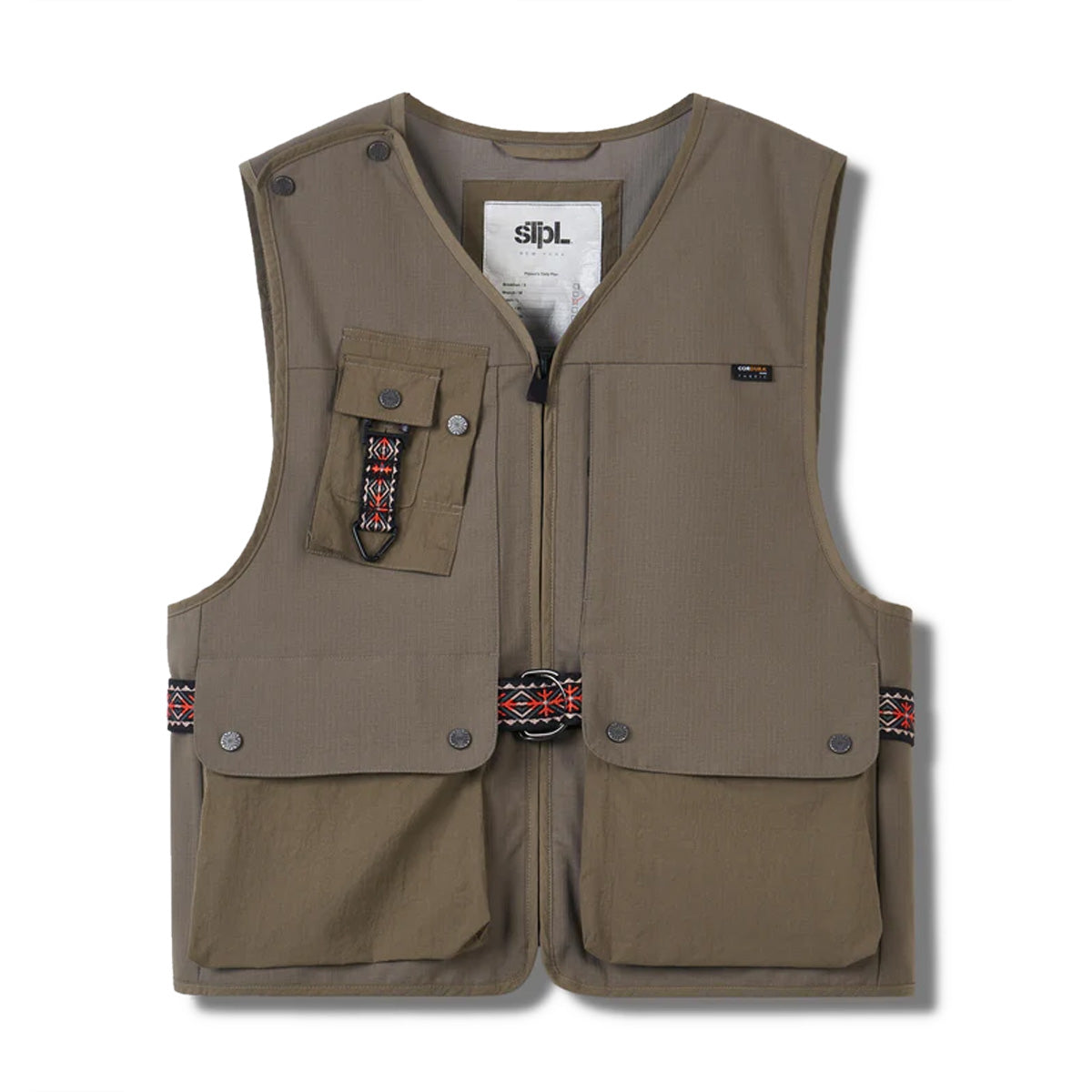 Baltoro Tech Vest for Men - Lightweight Waterproof Hiking Jacket in Beige - Perfect for Outdoor Adventures, Camping & Travel