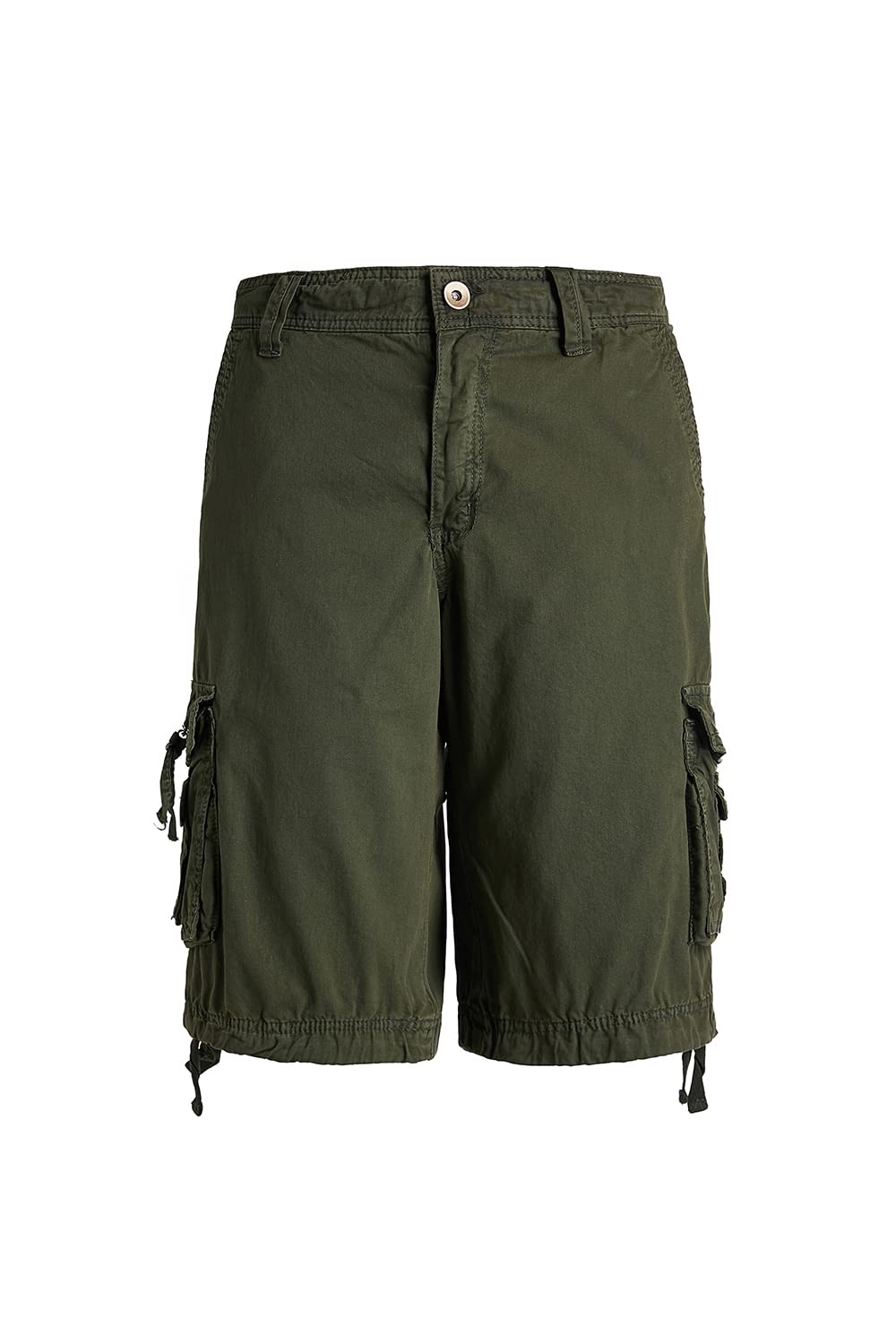 Yasumond Big and Tall Cargo Shorts for Men - Cotton Loose Fit with Multiple Pockets | Comfortable Summer Outdoor Hiking & Casual Wear