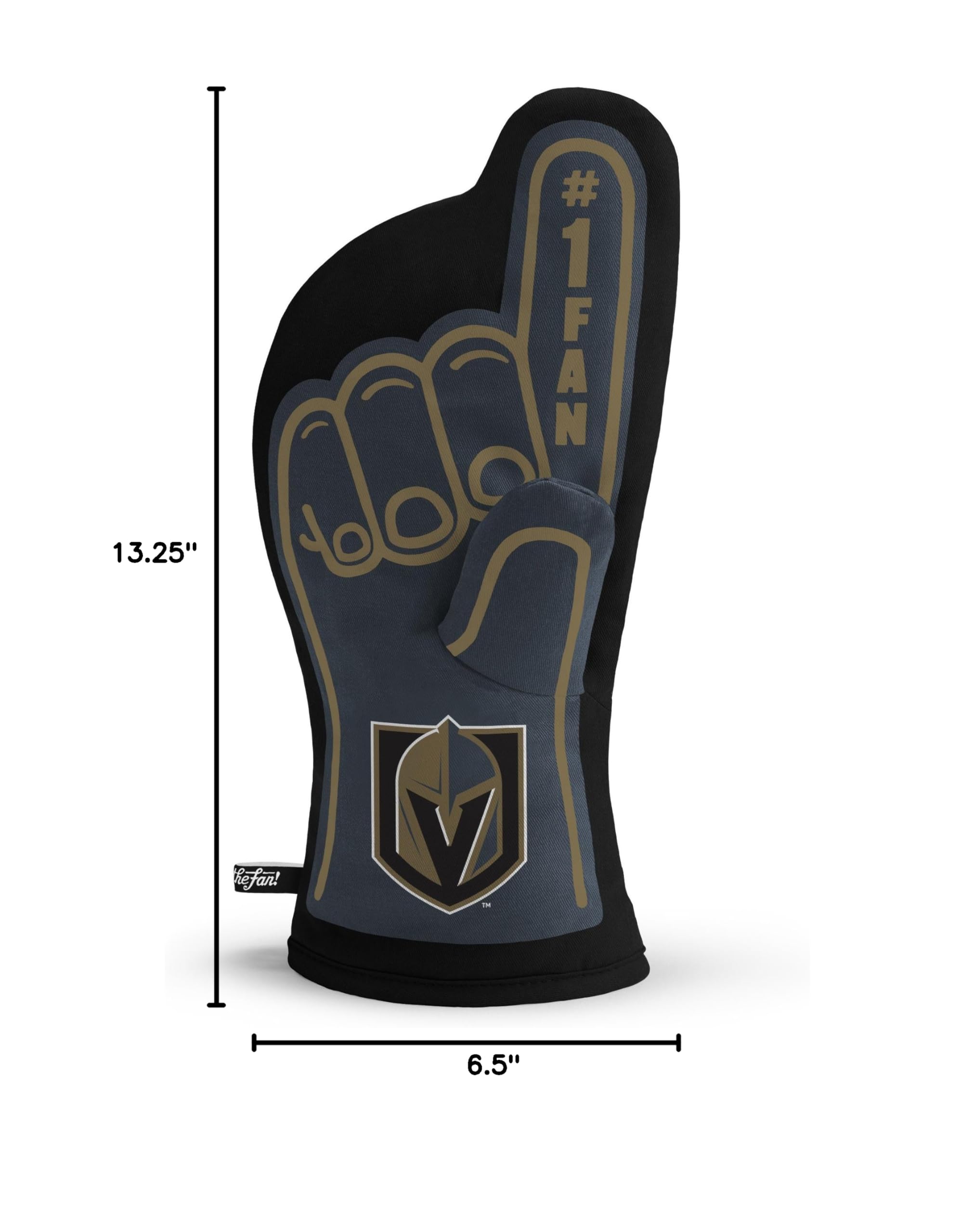 YouTheFan NHL #1 Oven Mitt - Officially Licensed Hockey Team Oven Glove for Kitchen Baking, Grilling & Cooking - Perfect for Game Day Snacks & Tailgating Parties