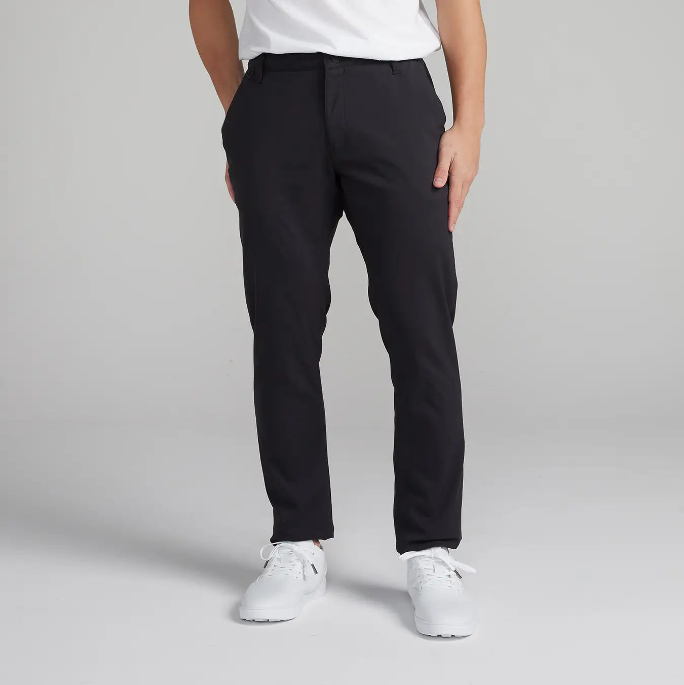 TRUE All Day Chino Pants for Men - Comfortable Stretch Dress Pants for Office, Travel & Casual Wear - Slim Fit Work Pants with Wrinkle-Free Fabric