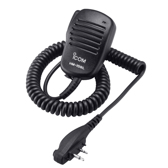 Icom HM158LA Speaker Microphone - Professional Two-Way Radio Accessory for Clear Communication | Perfect for Ham Radio, Marine, and Emergency Responders