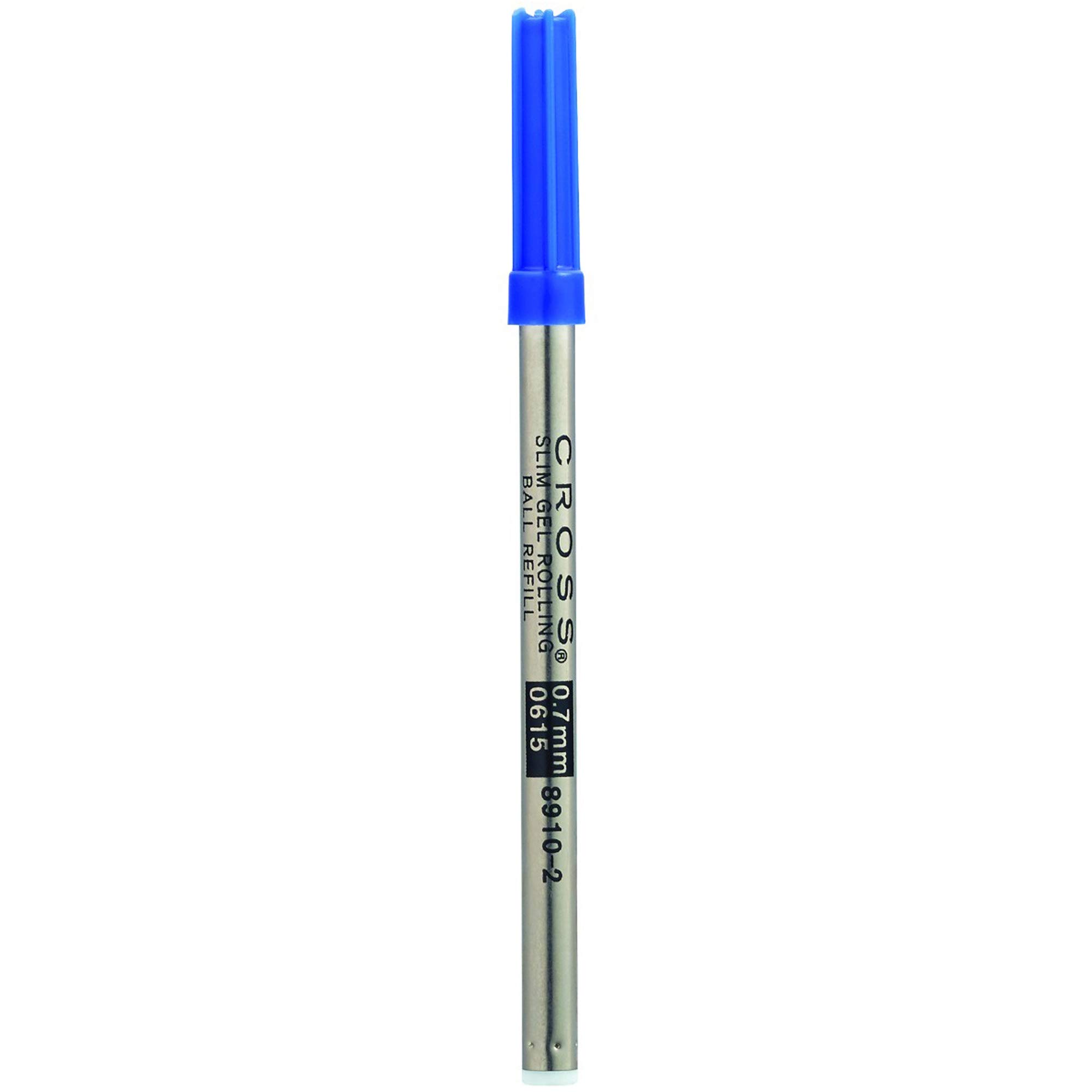 Smooth Writing Cross Gel Rollerball Pen Refills - 5 Pack Blue Slim Ink Cartridges for Journals, Planners & Office Use