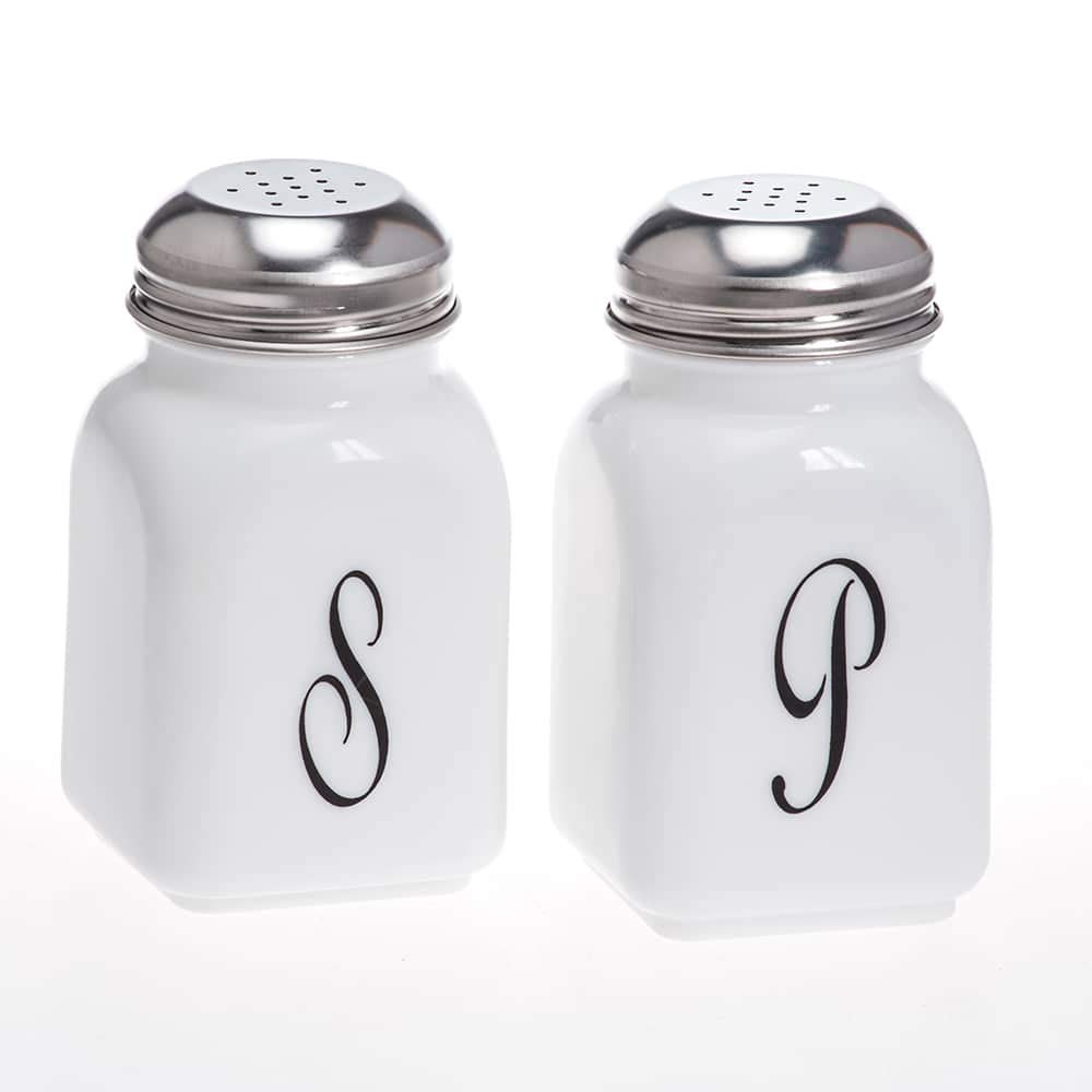 Vintage-Style Glass Salt and Pepper Shakers Set - Mosser Glass - Perfect for Kitchen, Dining Table, and Gift Giving