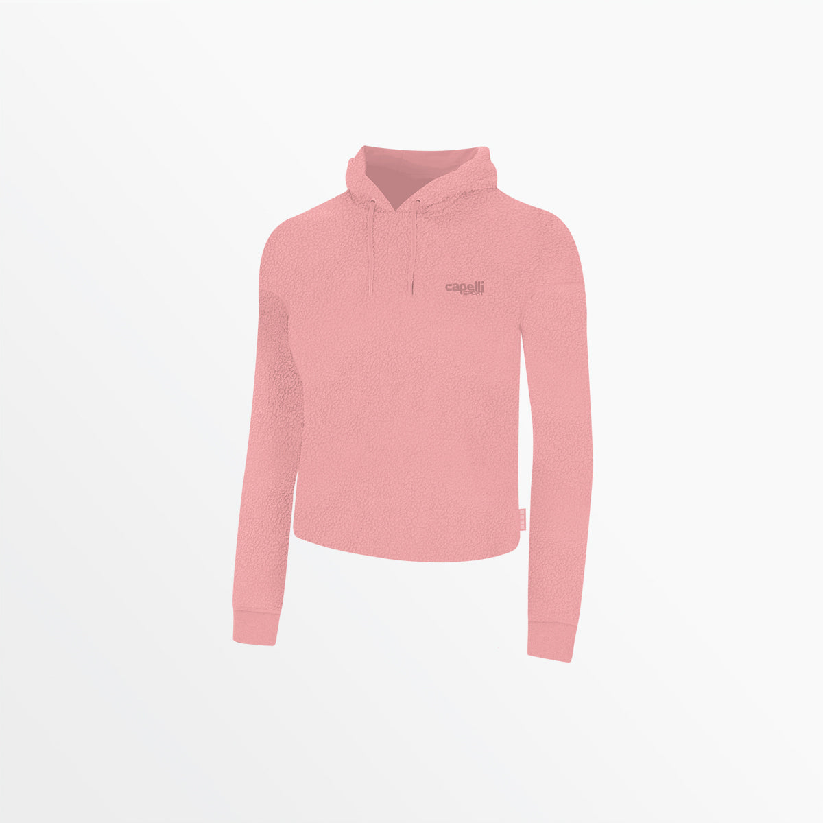 Women's Sherpa Cropped Pullover Hoodie - Soft Fleece Winter Sweatshirt for Casual Wear & Outdoor Activities
