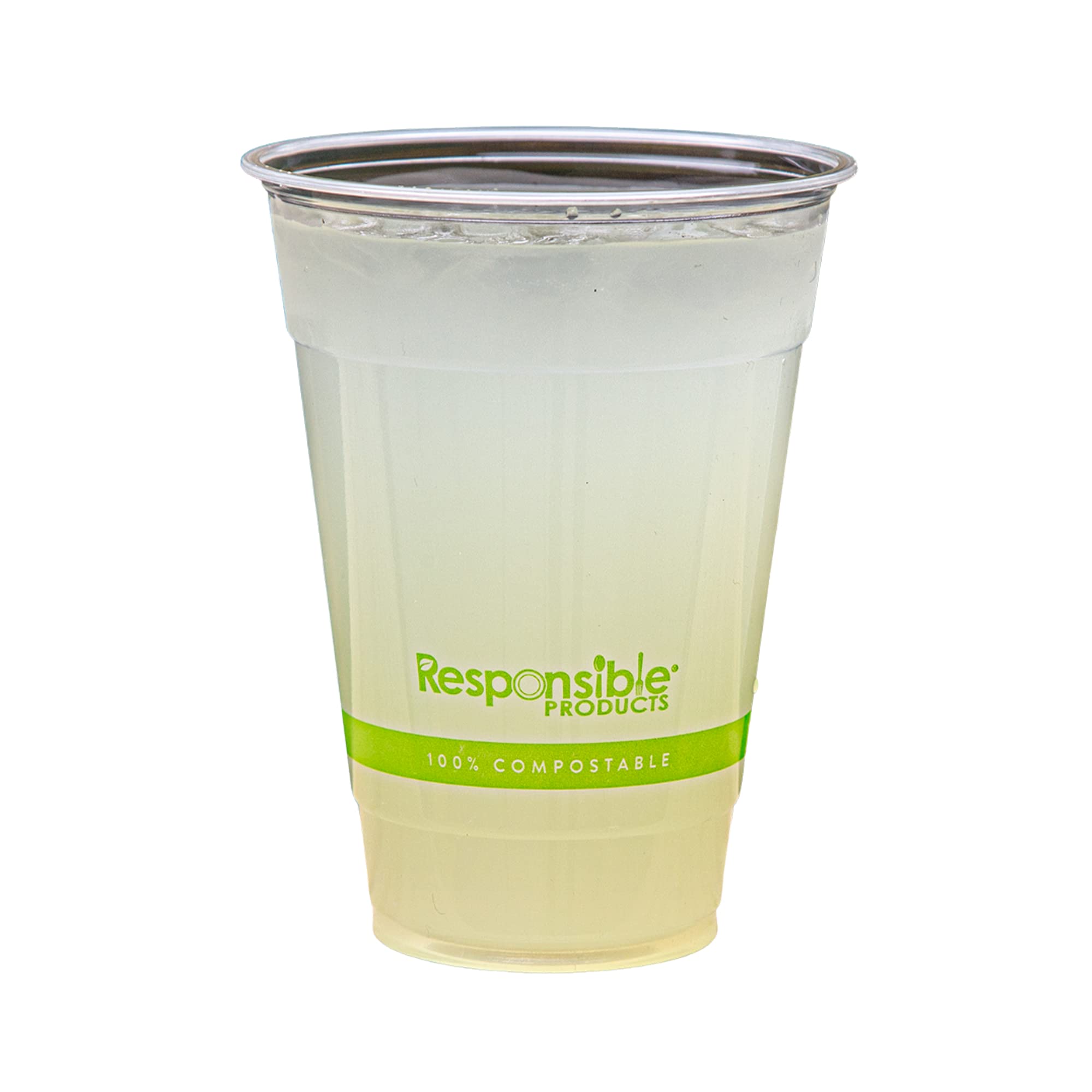 Eco-Friendly 12 oz Clear Compostable Cold Cups | Extra Strength, PFAS-Free & BPA-Free | Made from Renewable Plant Materials | Perfect for Iced Coffee, Smoothies & Cold Beverages (1000 Pack)