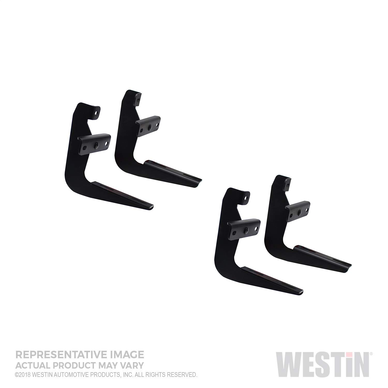 Westin 27-2165 Black Running Board Mount Kit - Compatible with Westin Running Boards (Sold Separately) | 1-Pack | Perfect for Truck & SUV Side Step Installation & Off-Road Vehicle Customization