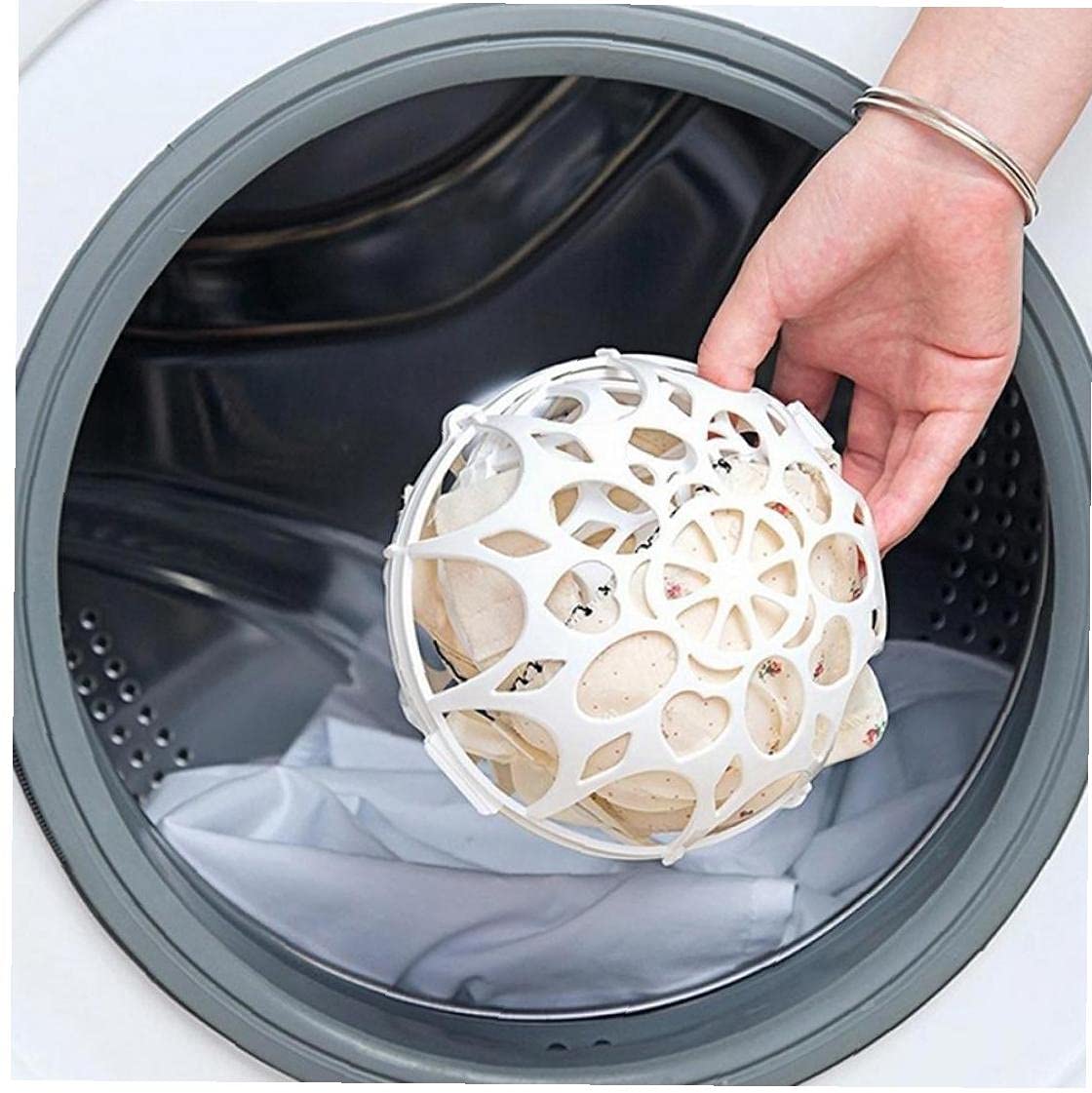 1pc Women's Underwear Washing Ball - Double Spherical Bra Laundry Bag Protector for Delicate Lingerie - Perfect for Travel, Gym & Home Use