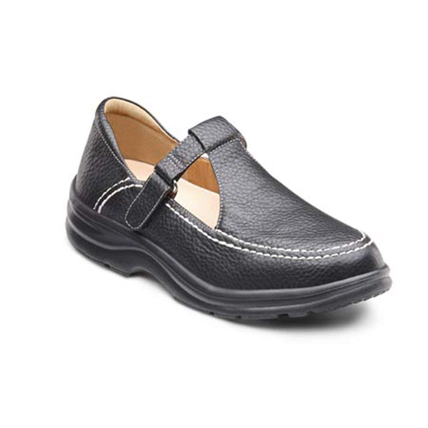 Dr. Comfort Lu Lu Mary Jane Women's Diabetic Dress Shoes with Gel Inserts - Leather Orthopedic Comfort Shoes for Swollen Feet & Plantar Fasciitis - Perfect for Work, Church & Special Occasions