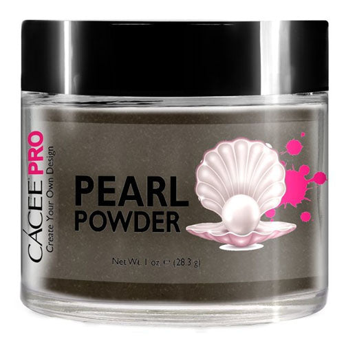 Cacee Pearl Powder Nail Art #47 Mocha Brown - Long Lasting Dip Powder for Salon Quality Manicures at Home | Perfect for Weddings, Parties & Special Occasions