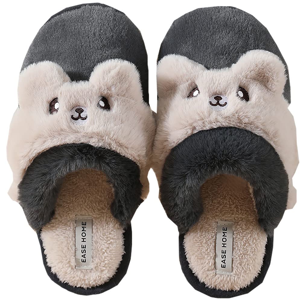 Cozy Winter Slippers for Women & Men - Warm Animal Bunny Slippers with Non-Slip PVC Soles | Perfect for Indoor Comfort, Home Relaxation & Gift Giving