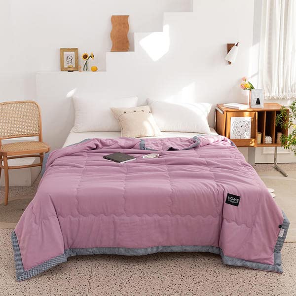 YHWW Summer Quilt Set - Breathable Kids & Queen Size Comforter (200x230cm/78x90in) | Machine Washable Lightweight Bedspread for Hot Weather | Perfect for Summer Nights, Guest Rooms & Dormitory Use
