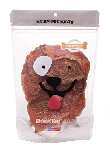 Premium Turkey Jerky Dog Treats - 100% Natural USA Grade A Turkey Breast, 2lb - Grain-Free, High-Protein Snacks for Training & Rewarding Dogs