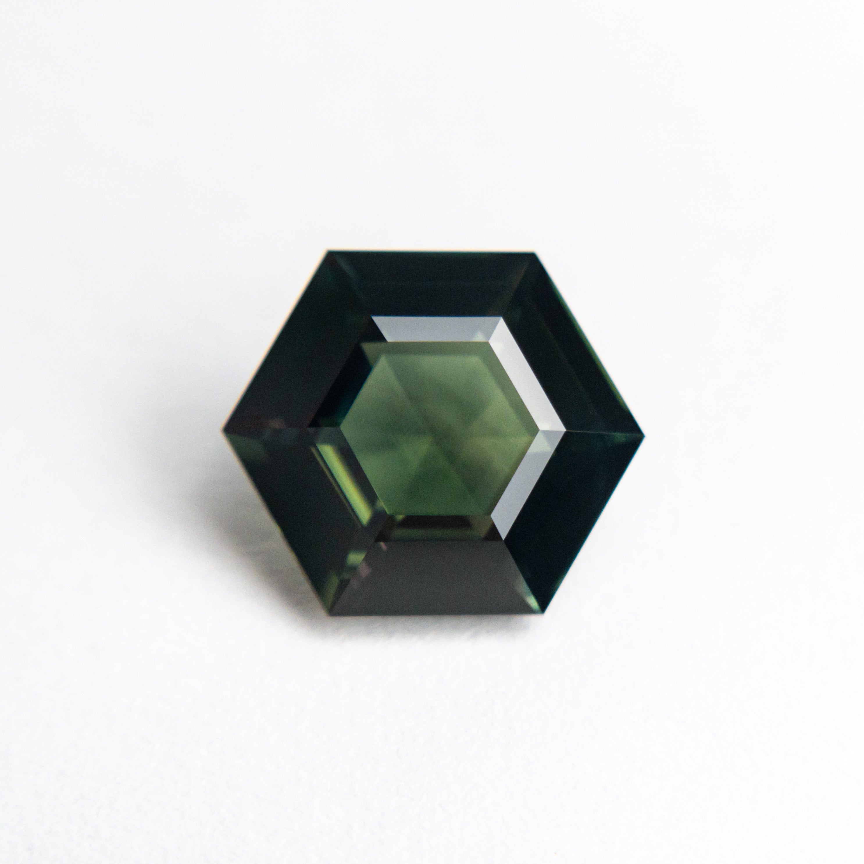 2.11ct Natural Hexagon Double Cut Blue Sapphire Gemstone - 8.94x7.70x4.00mm for Jewelry Making, Engagement Rings & Fine Collections