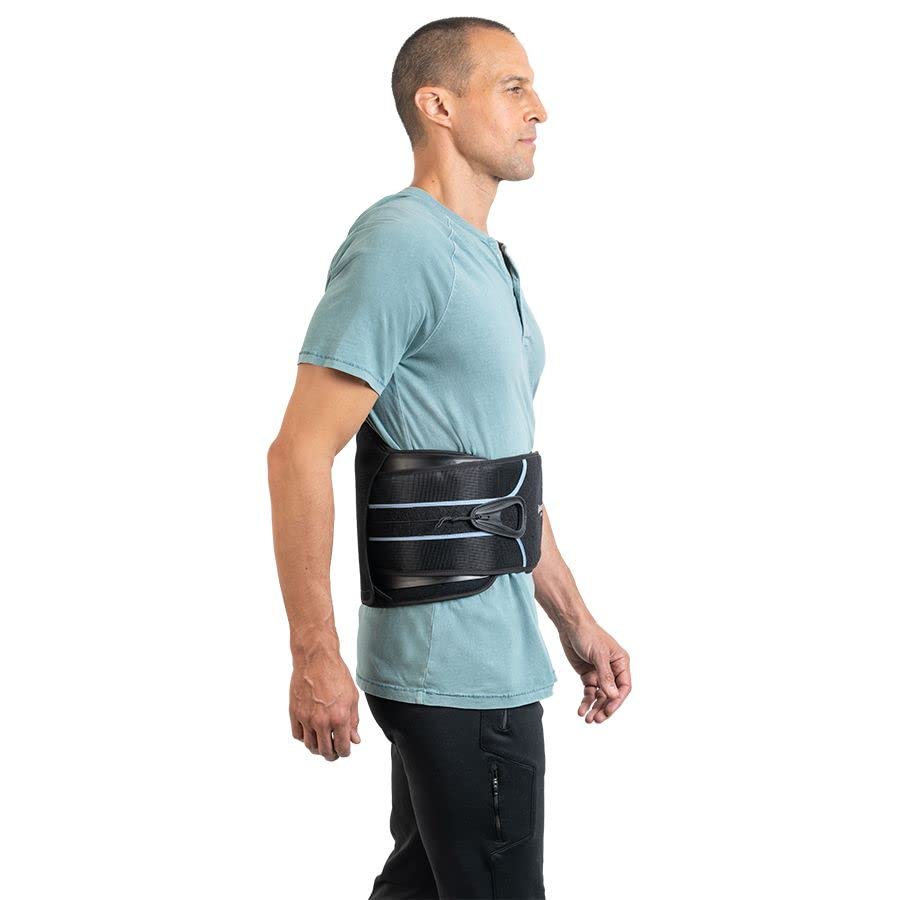 Breg Ascend LO 627/642 Back Brace - Premium Lumbar Support for Lower Back Pain Relief (HCPCS L0642, L0627) - Ideal for Post-Surgery Recovery, Work & Sports Injury Prevention