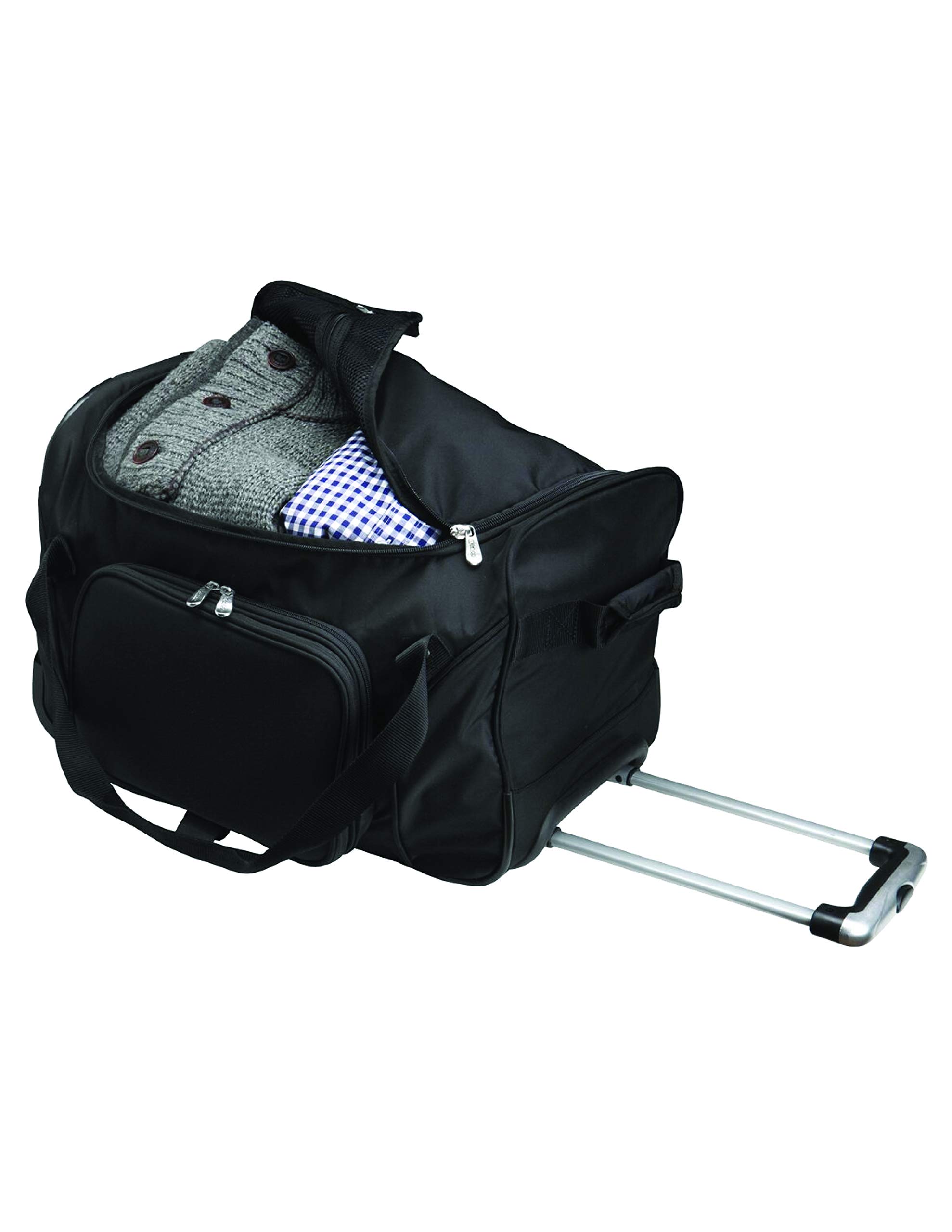 NCAA Wheeled Duffel Bag 22-inch Travel Sports Gear for College Athletes - Perfect for Gym, Team Travel & Weekend Getaways