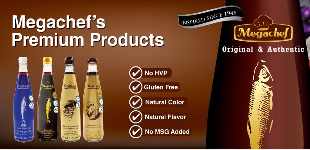 Megachef Gluten Free Soy Sauce - 500ml Bottle for Cooking, Stir-Fry & Marinades | Premium All-Natural Soy Sauce Alternative