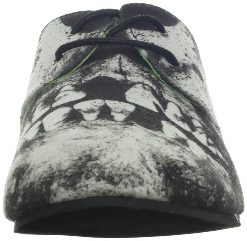 Iron Fist Women's Loose Tooth Flexi Flat Shoes - Gothic Punk Rock Fashion Sneakers for Casual Wear & Concert Outfits