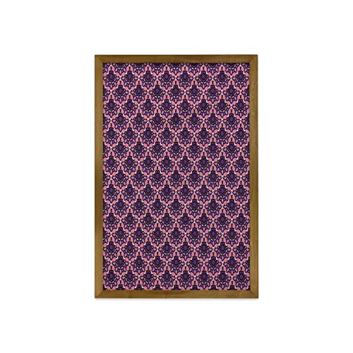 Coral and Dark Purple