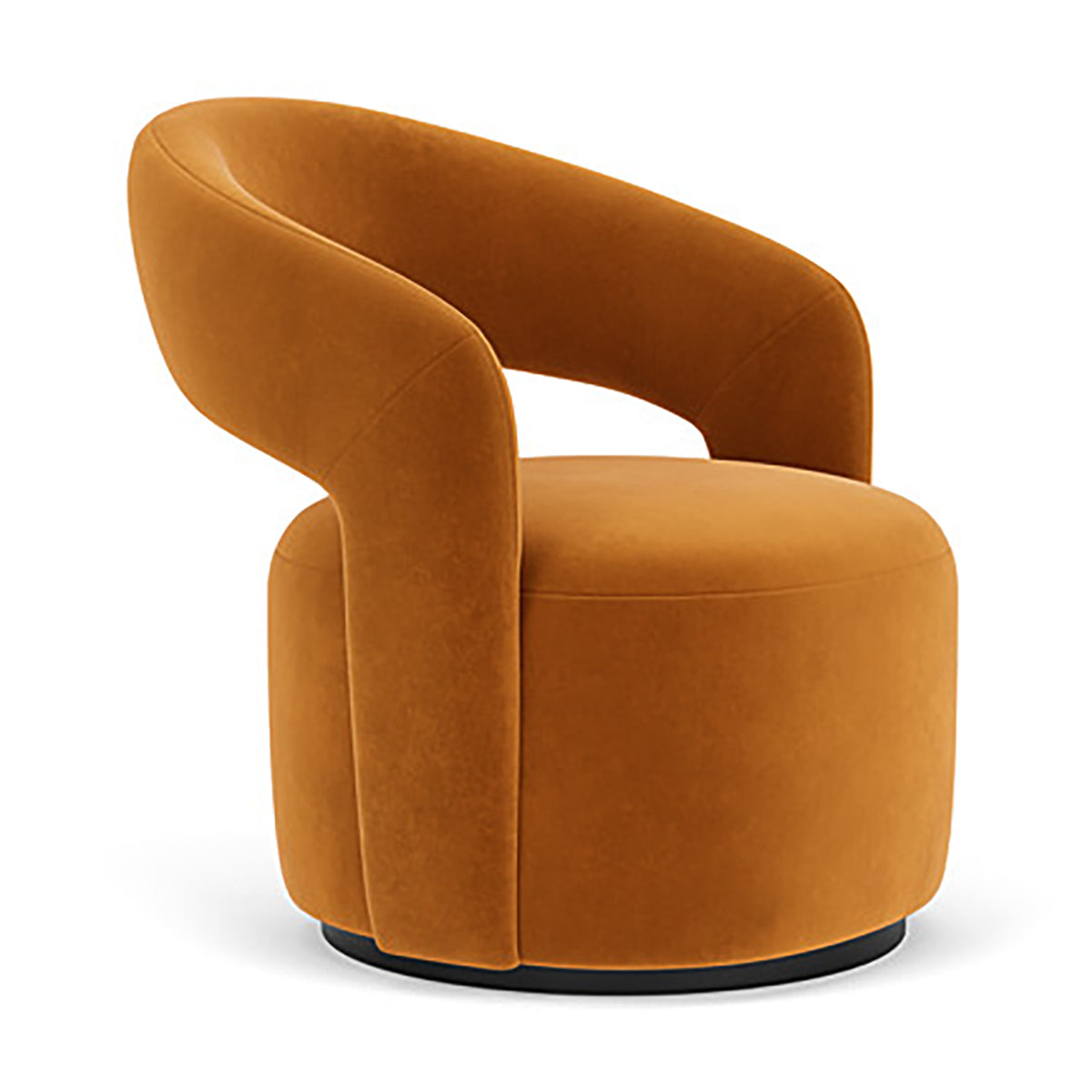 Luxury Velvet Swivel Armchair - Modern Accent Chair for Living Room, Bedroom & Office - Soft Upholstered Lounge Chair with 360° Rotation - Perfect for Reading, Relaxing & Home Decor