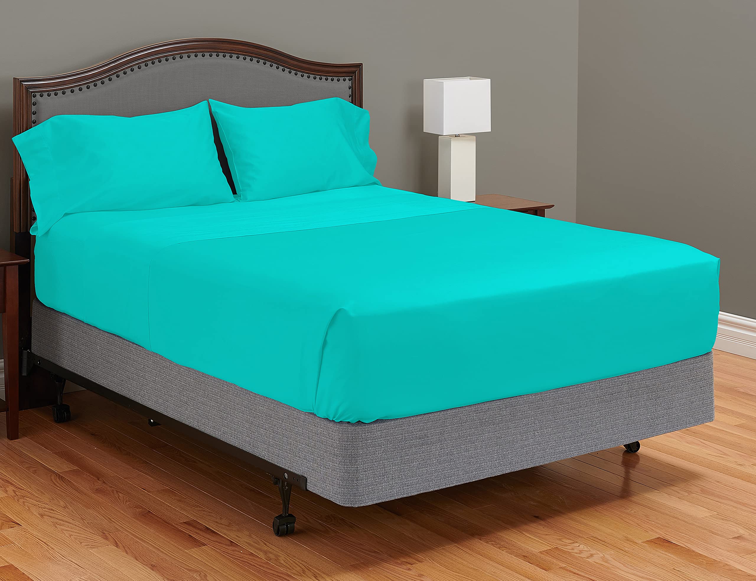 Premium 600-Thread Count 100% Egyptian Giza Cotton Twin XL Sheet Set - 4-Piece Cooling Bed Sheets with Deep Pockets (Fits 15