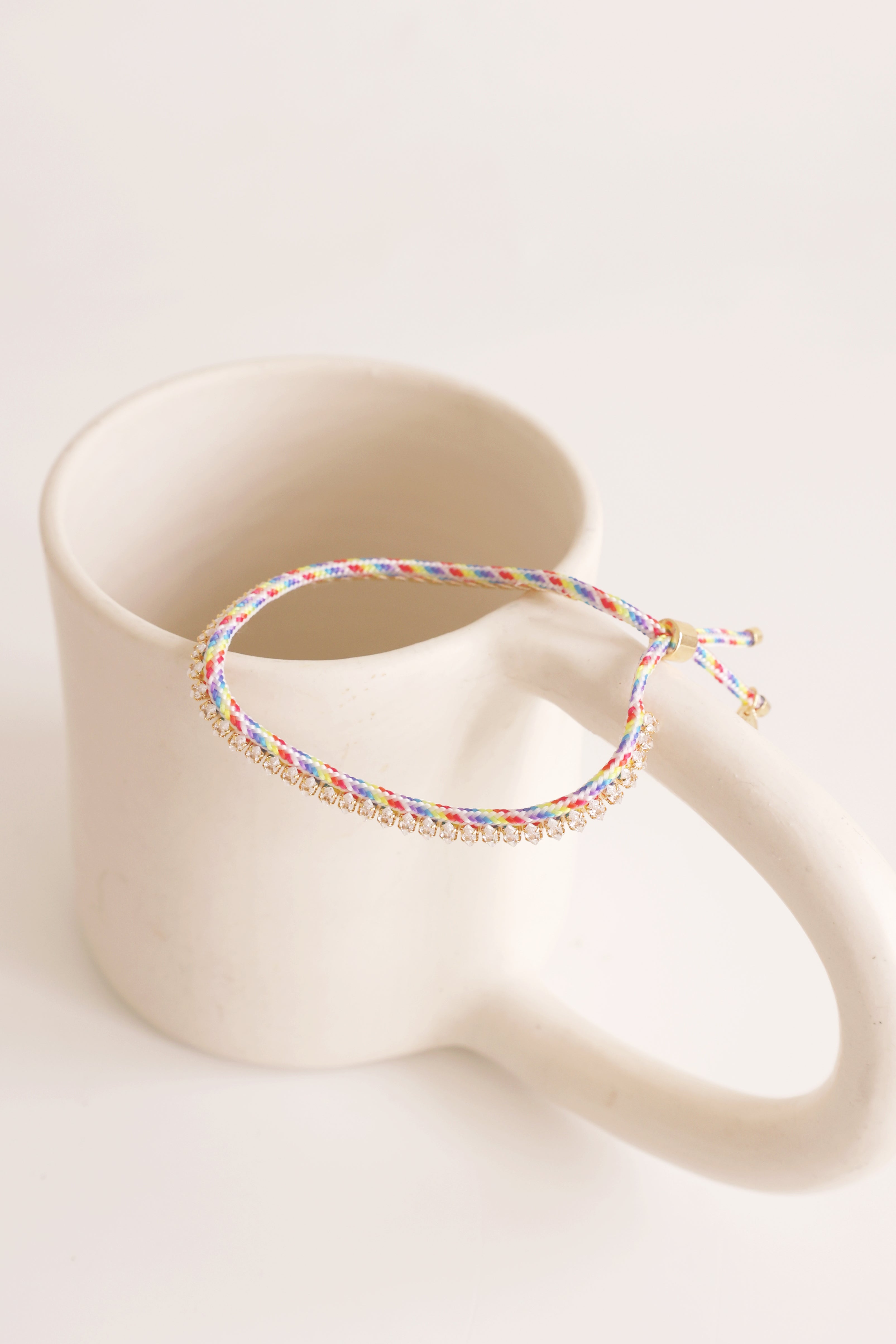 Vibrant Rainbow Beaded Bracelet for Women & Girls - Trendy Colorful Stretch Bangle for Everyday Wear, Parties & Gifts