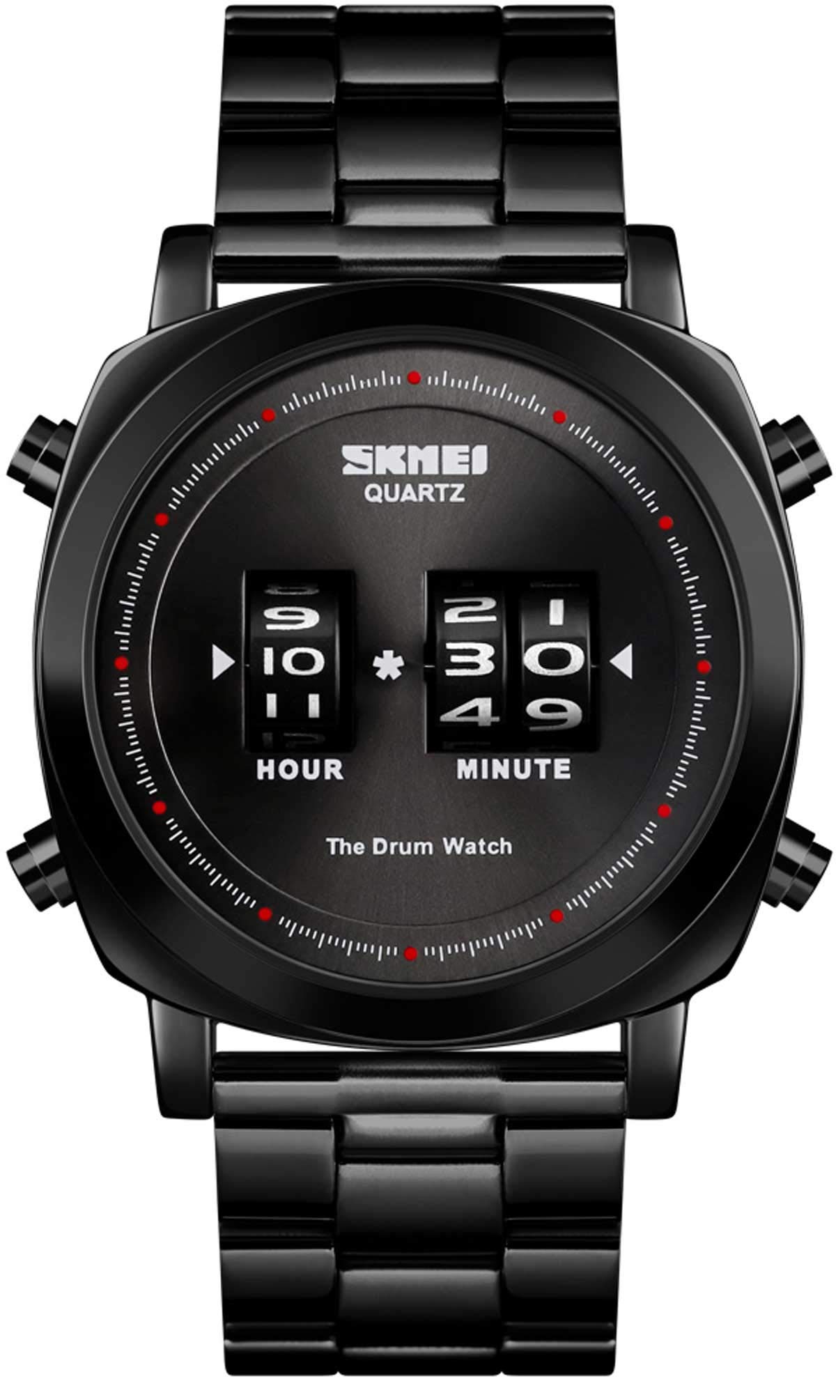 Unique Men's Stainless Steel Watches - Cool Unusual Design Creative Wristwatch for Casual Wear, Business & Special Occasions