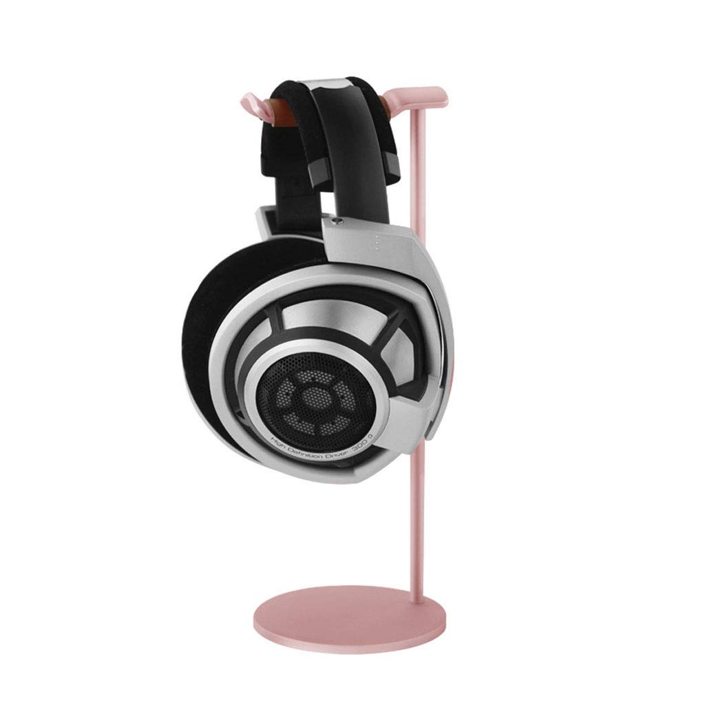 Universal Gaming Headset Stand - Pink Headphone Holder for Over-Ear Headsets, Earphone Display Rack & Hanger Bracket | Perfect for Gaming Setup, Office Desk & Home Organization