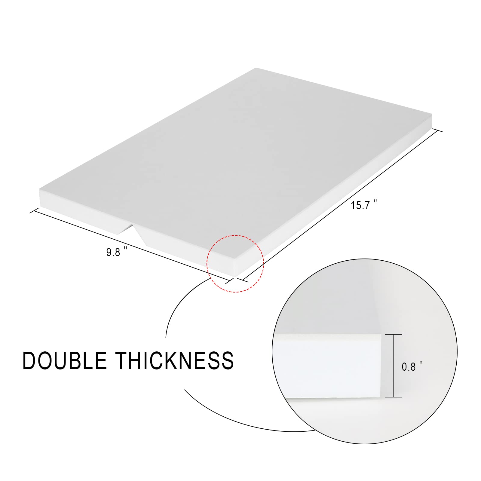 Garage Wall Protector Foam Corner Guard for Parking Garages - Heavy Duty Edge & Bumper Protection for Cars, Trucks & SUVs - Perfect for Home Garages, Apartment Parking & Tight Parking Spaces