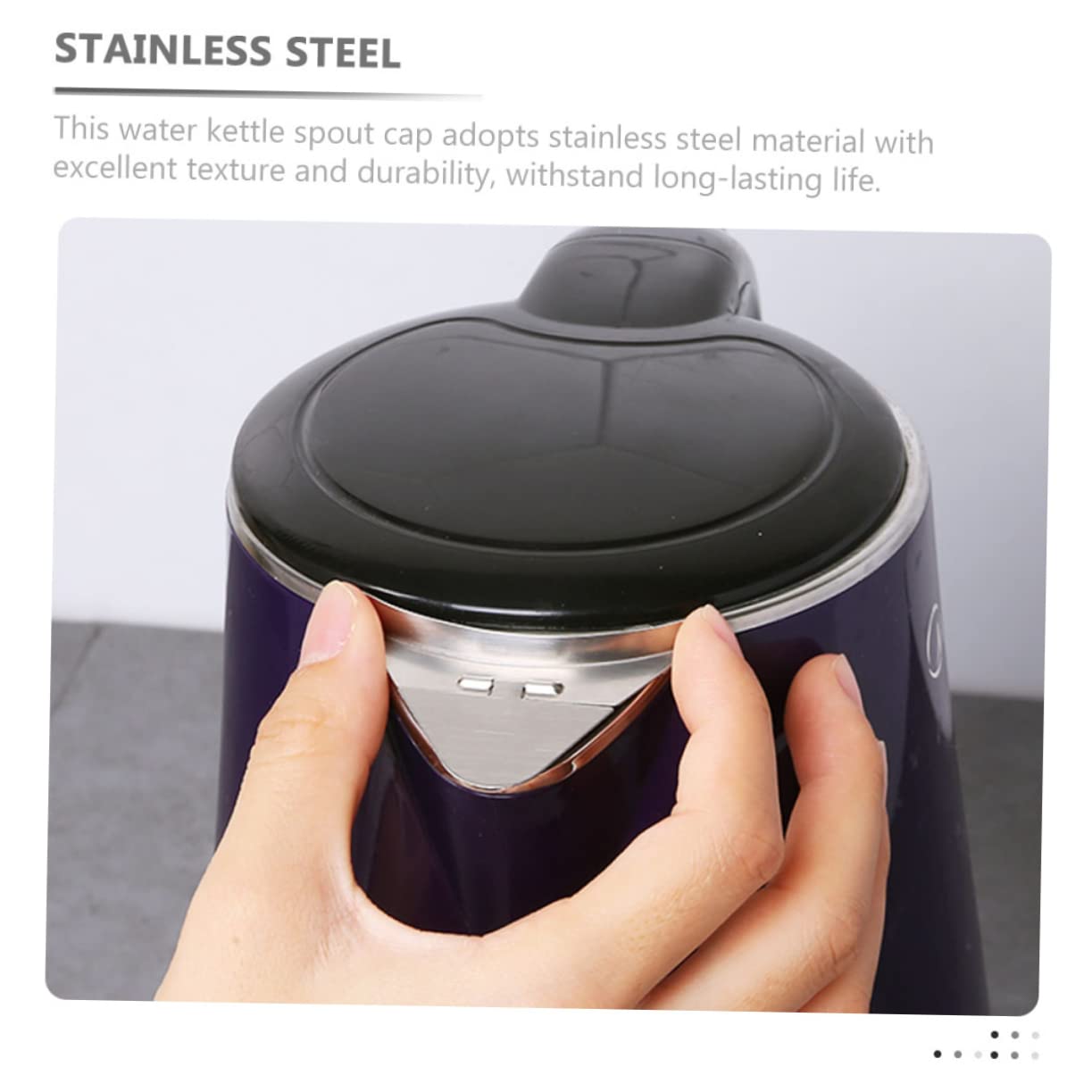 3pcs Leakproof Kettle Dust Cover - Electric Kettle Spout Cover & Tea Kettle Lid - Heat Resistant Blender Dust Protector for Kitchen Appliances - Perfect for Tea Kettles, Coffee Makers & Hot Water Dispensers